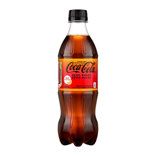 COKE BTL ORANGE CREAM ZERO 500ML 