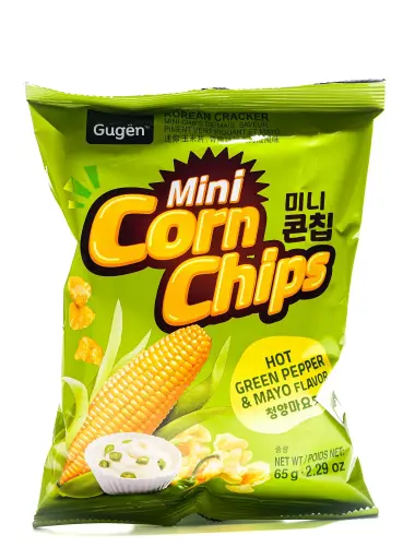 [04170] GUGEN MINI  CORN CHIPS (SPICY) 65G