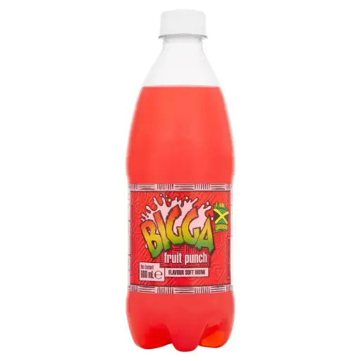 [439037] BIGGA FRUIT PUNCH 600ML BTL 