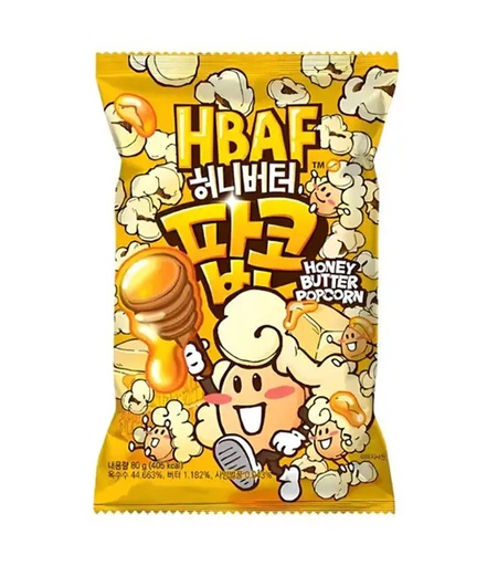 [SG3026] HBAF MILK HONEY BUTTER FLVR POPCORN 80G 
