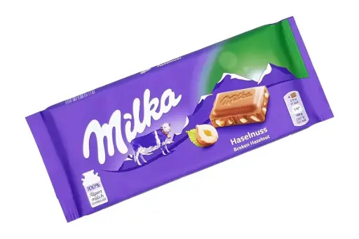 MILKA BROKEN HAZELNUT 87G 