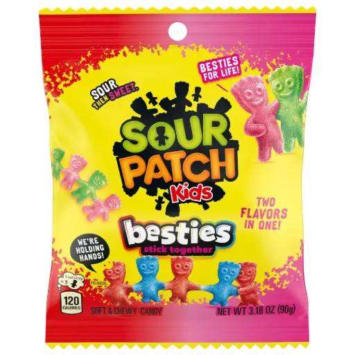 [5591]  SOUR PATCH KIDS BESTIES 90G (US)