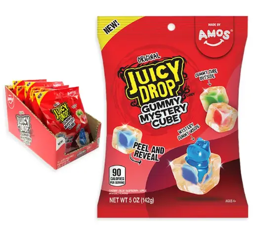 [2452] BAZOOKA JUICY GUMMY MYSTERY CUBE 142G