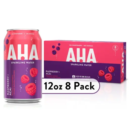 [411521] AHA RASPBERRY ACAI SPARKLING WATER 355ML/12CT