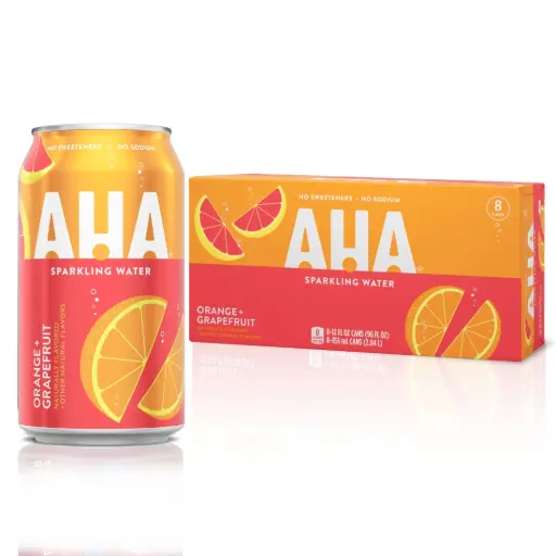 [410428] AHA ORANGE GRAPEFRUIT SPARKLING WATER 355ML/12CT 