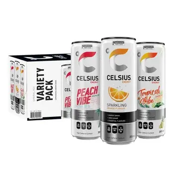 CELSIUS VIBES VARIETY PACK 355ML/18CT