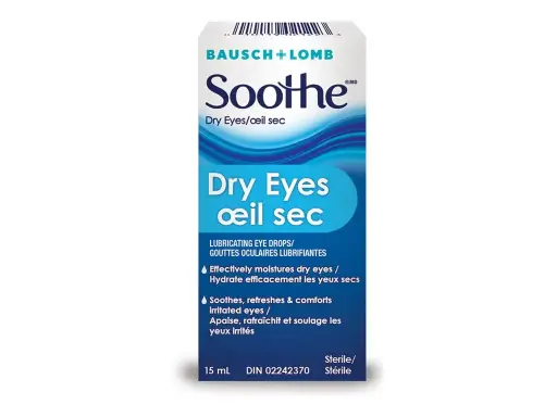 BAUSCH + LOMB SOOTHE DRY EYES 15ML
