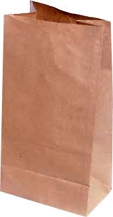 [025190] CROWN 8LB KRAFT GROCERY BAG 500CT