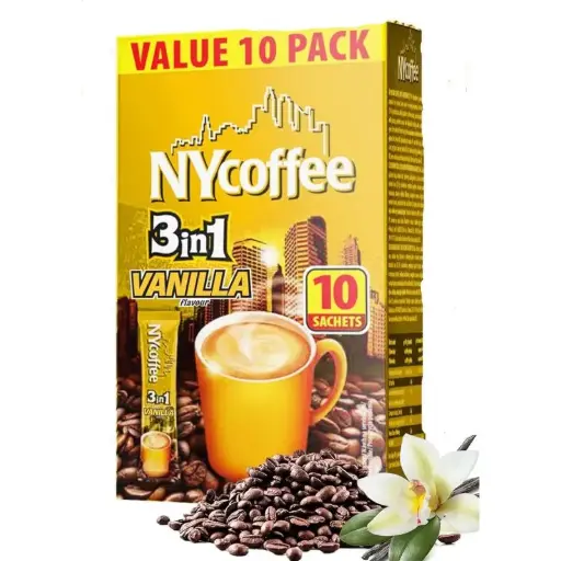 [9488] NYCOFFEE 3 IN 1 VANILLA 10CT
