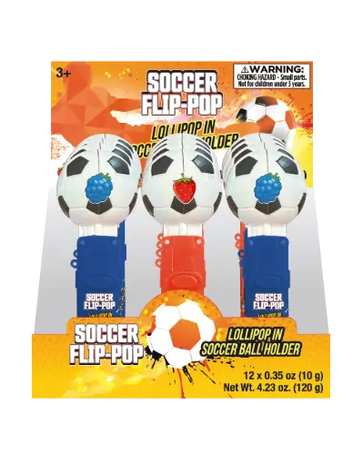 [KTY-93964] SOCCER FLIP POP 10G/12CT