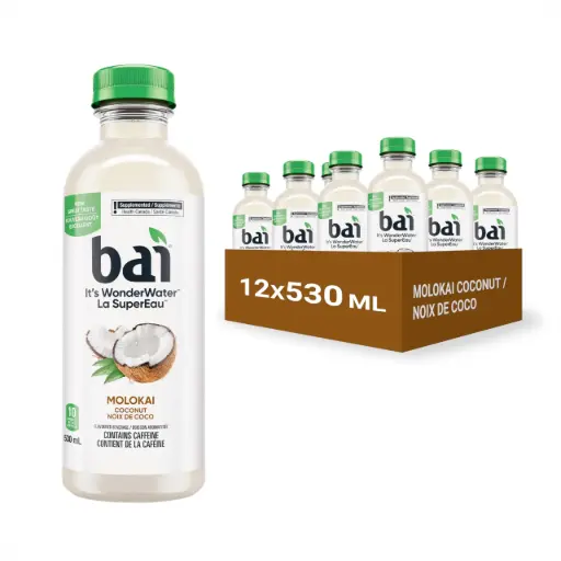 BAI MOLOKAI COCONUT 530ML/12CT