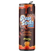 RAP SODA POWER PEACHY 355ML
