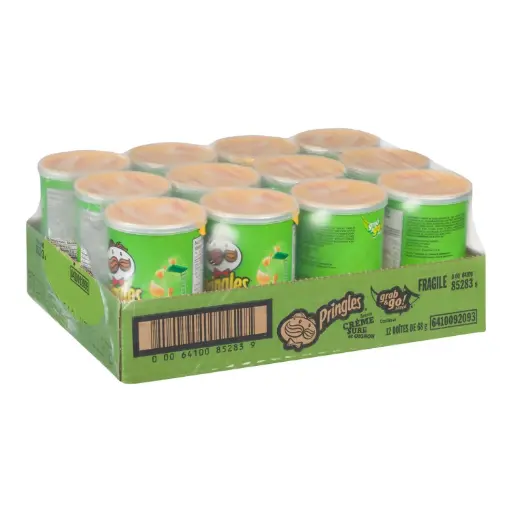 PRINGLES SOUR CREAM & ONION 68G/12CT 