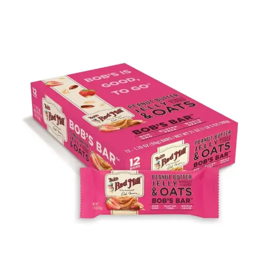[B3] BOB'S RED MILL PEANUT BUTTER & JELLY 50G/12CT