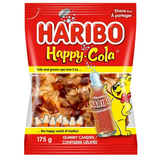 [HHC1] HARIBO HAPPY COLA 175G  (CANADA) 