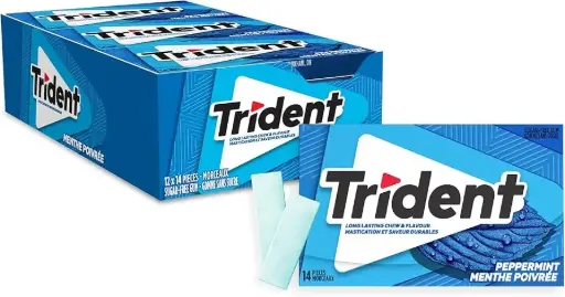[TSP] TRIDENT SUPERPACK PEPPERMINT /12X14PCS 