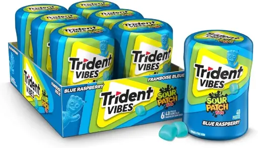 [TVSP] TRIDENT VIBES SOUR PATCH KIDS 40PCS/6CT