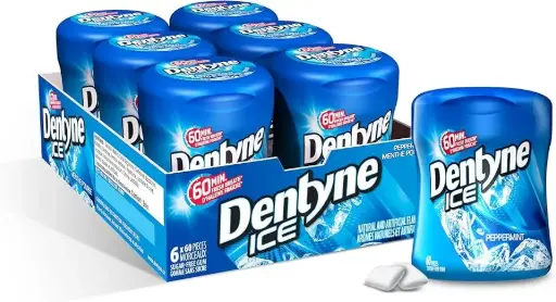 [DIP11] DENTYNE ICE PEPPERMINT BOTTLES 60PCS / 6CT