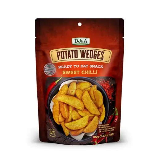 [8858] DJ&A POTATO WEDGES SWEET CHILLI 100G