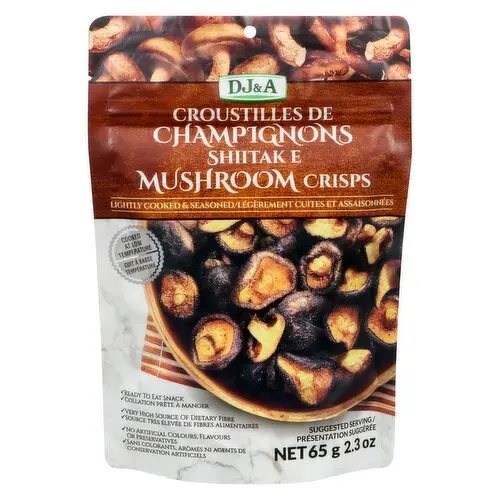 [8056] DJ&A SHITAKE MUSHROOM CRISPS 100G