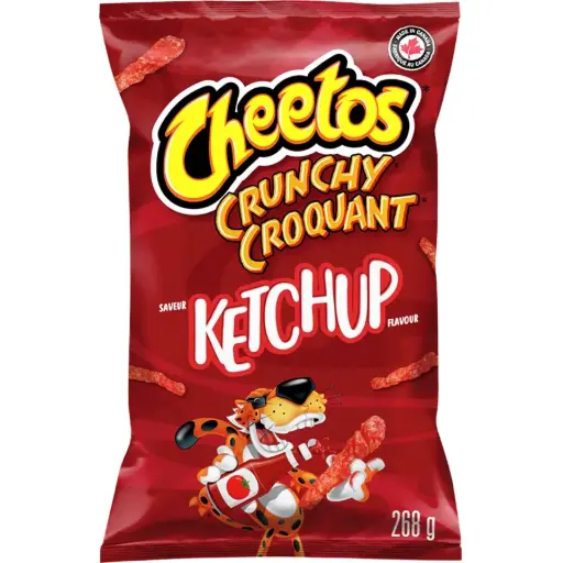 [07392] CHEETOS CRUNCHY KETCHUP 268g 