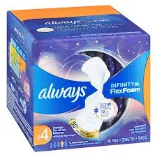 [9514] ALWAYS INFINITY FLEX OVERNIGHT PADS /13CT