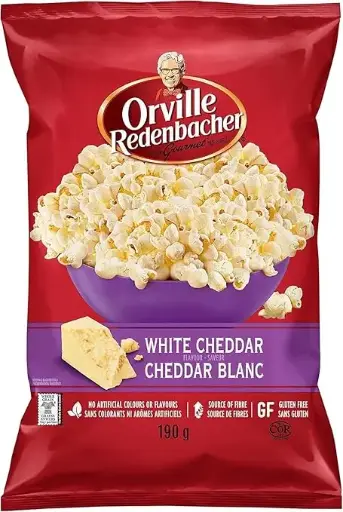 ORVILLE WHITE CHEDDAR 190G