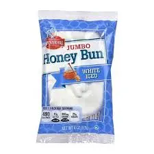 CLOVERHILL JUMBO HONEY BUN ICED 113G/6CT