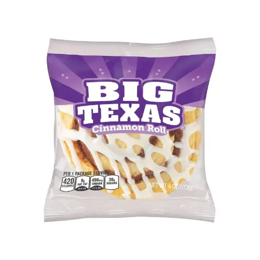 CLOVERHILL BIG TEXAS CINNAMON ROLL 113G/6CT