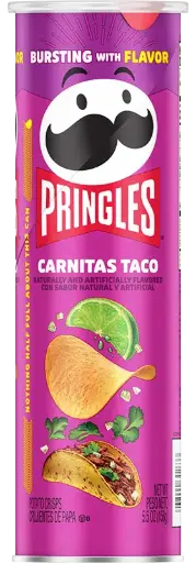 [2633] PRINGLES CARNITAS TACO 158G (US)