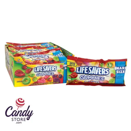[08342A] LIFESAVERS BAG 5 FLAVORS SHARE SIZE 4.2OZ/15CT