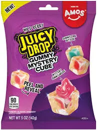 [2476] BAZOOKA JUICY GUMMY MYSTERY CUBE BERRY 142G