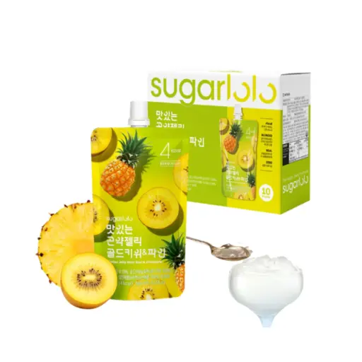 [23251] INTAKE SUGARLOLO GOLD KIWI & PINEAPPLE 150G X10CT