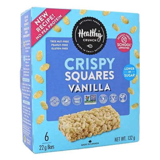 HEALTHY CRUNCH CRISPY SQUARES VANILLA 132G 