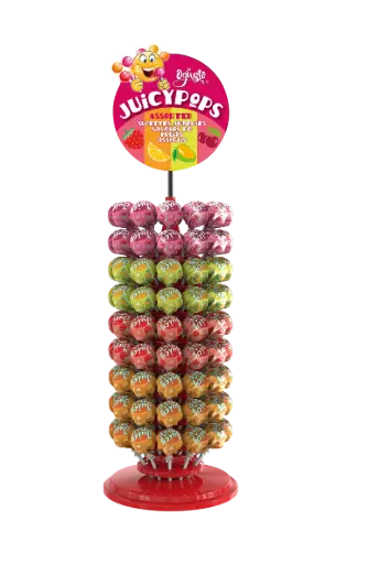 [POG829] OGUSTO JUICY LOLLIPOP STAND 108CT