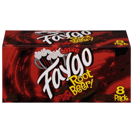 FAYGO ROOT BEER 355ML/8CT
