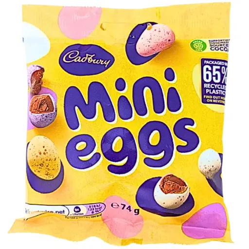 [4831] CADBURY MINI EGGS BAG 74G (UK)