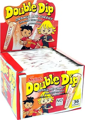 [3912] SWIZZLES DOUBLE DIP ORIG ORANGE & CHERRY 19G/36CT (UK)
