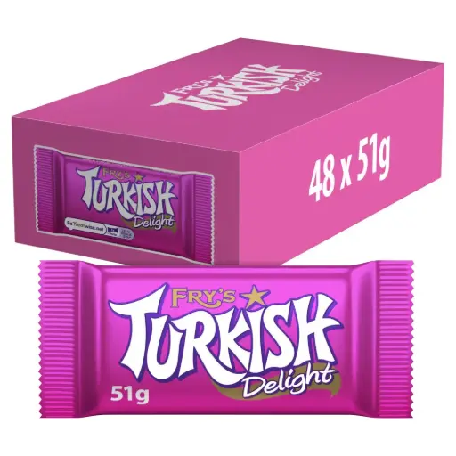 [1105] FRY'S TURKISH DELIGHT BARS 51G/48CT (UK)