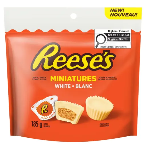 REESE'S MINIATURES WHITE 185G