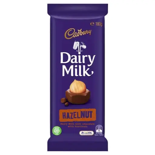 CADBURY DAIRY MILK HAZELNUT 180g  