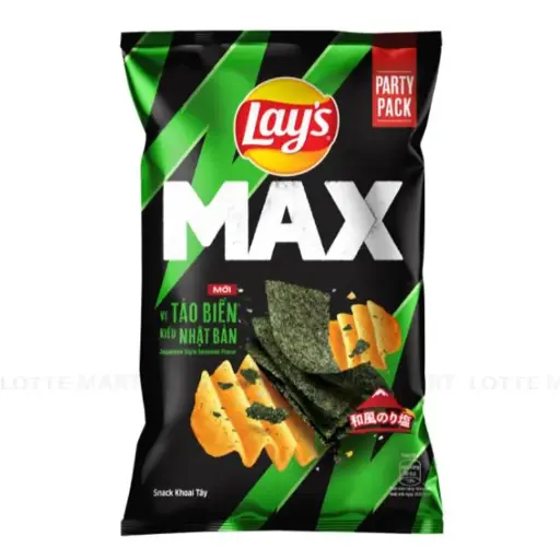 [4977] LAY'S MAX JAPANESE STYLE SEAWEED 75G (VIETNAM) 