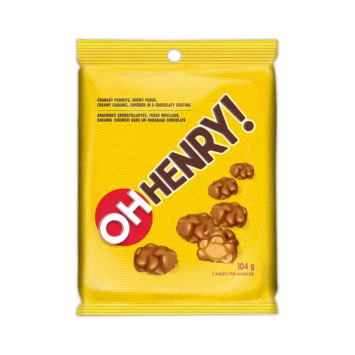 [2082] OH HENRY POUCH PEANUTS 104G