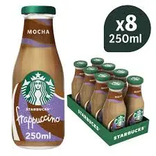 [5339] STARBUCKS CREAMY MOCHA 8PK/250ML (UK)