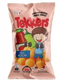 TEKKERS SPICY KETCHUP CORN SNACK 25G 
