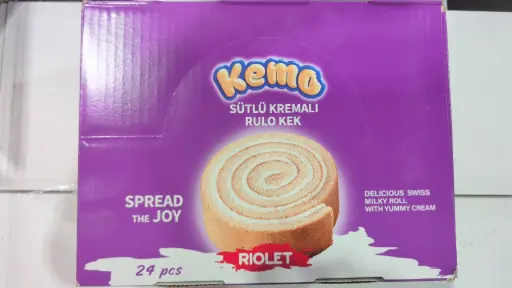 KEMO CAKES MILKY ROLL 24CT