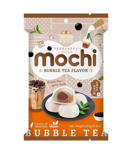 [T-SDL01] MOCHI BUBBLE TEA FLAVOUR 120G (TAIWAN)