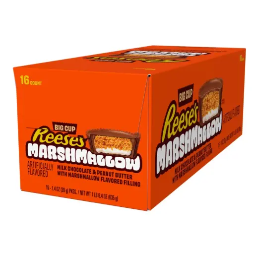 [MKS] REESE'S  BIG CUP MARSHMALLOW KING SIZE 79G/16CT (US)