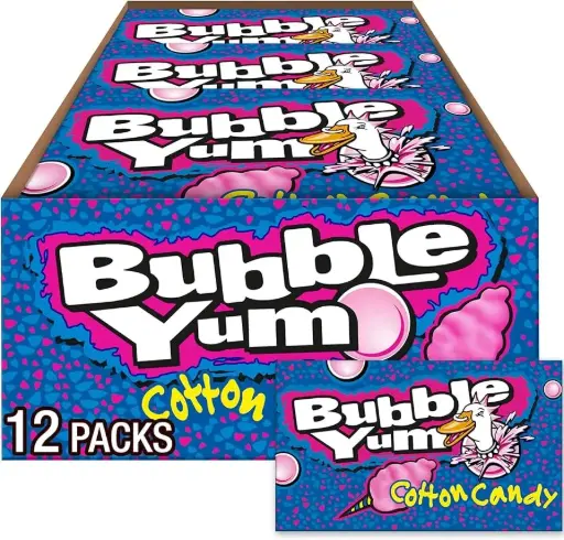 [1536] BUBBLE YUM COTTON CANDY LARGE12/CT (US)