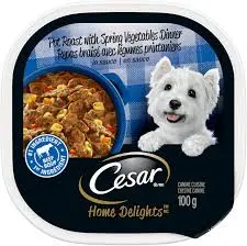 CESAR PET ROST WITH SPRING VEG FLAVOUR 100G 
